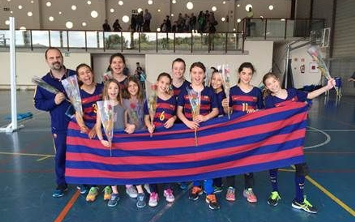 El CVB Barça campeón de Cataluña alevín