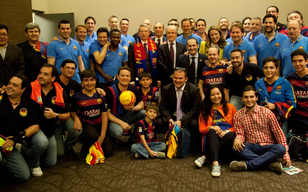 Cena de gala en México en homenaje a FCB Legends