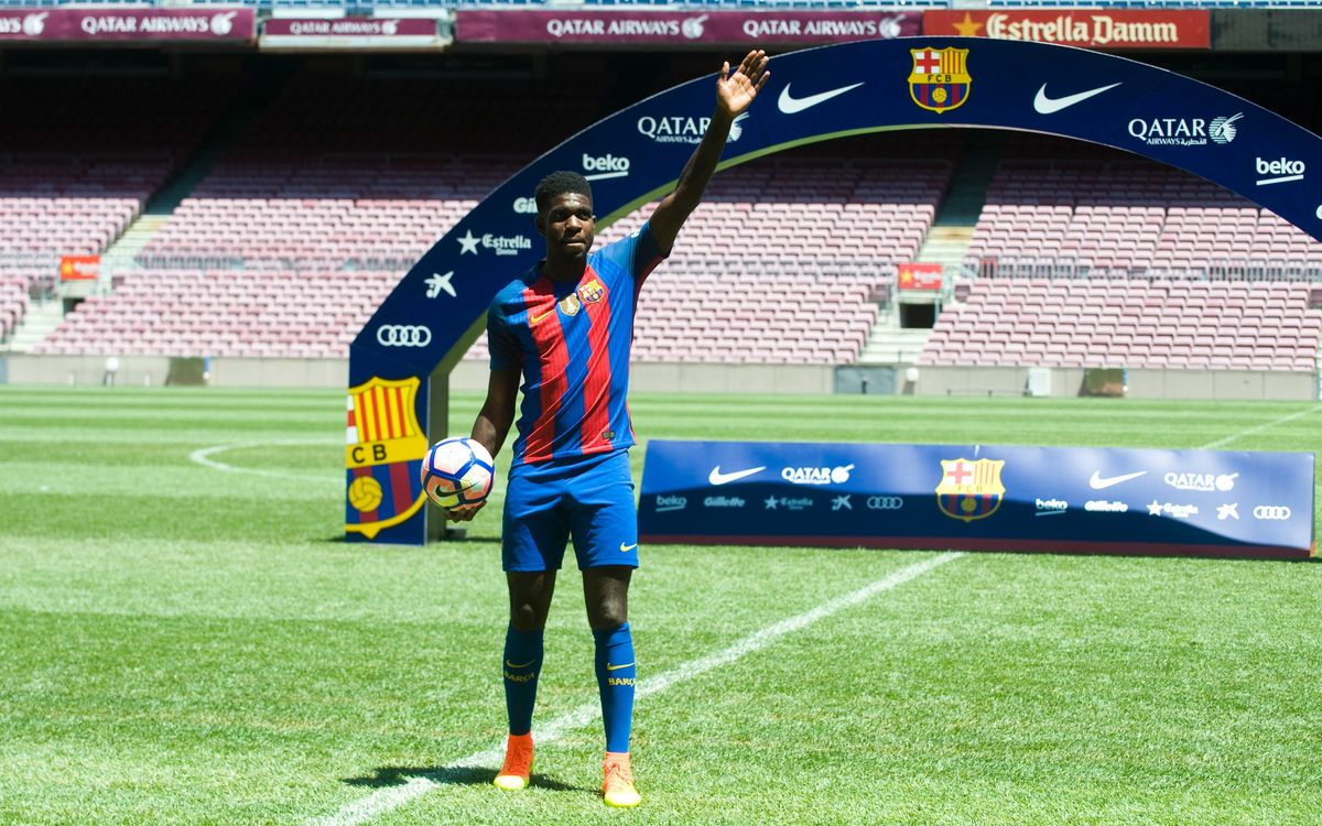 Samuel Umtiti ja vesteix de blaugrana