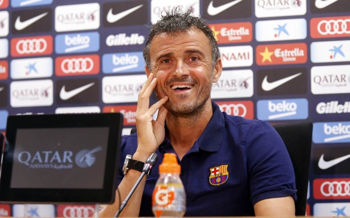 Luis Enrique: “Ens hem reforçat de manera brillant”