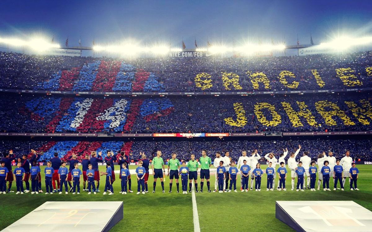 L’homenatge a Johan Cruyff, des de dins