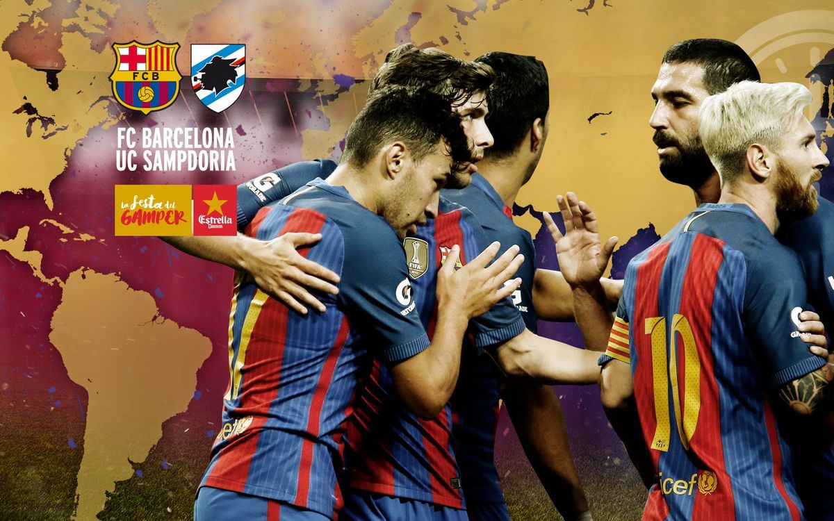 Cuándo y dónde ver el FC Barcelona - UC Sampdoria