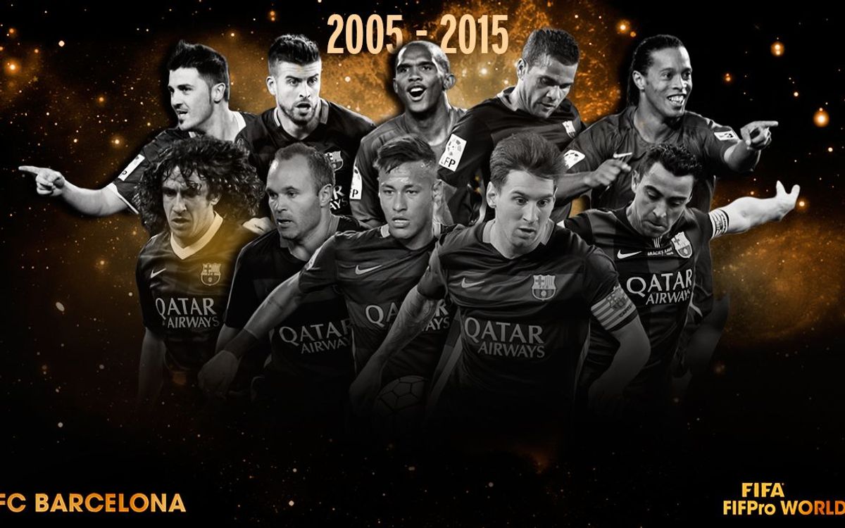 FC Barcelona ever-present in FIFA/FIFPro World XI