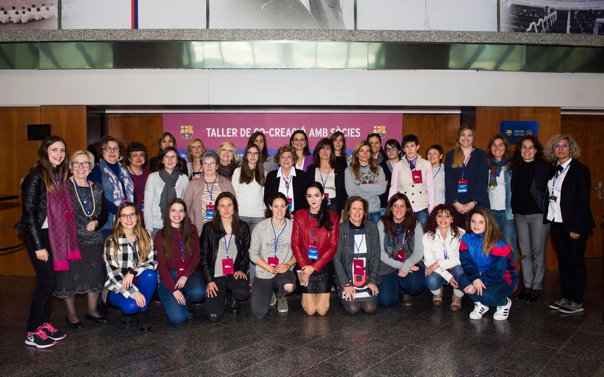 El FC Barcelona organiza el primer taller de co-creación con socias