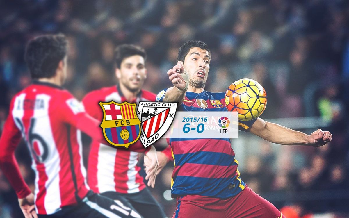 FC Barcelona: 6 - Athletic Club: 0