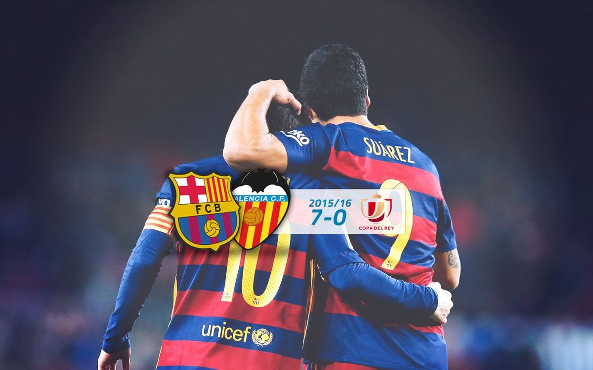 FC Barcelona: 7 - València CF: 0