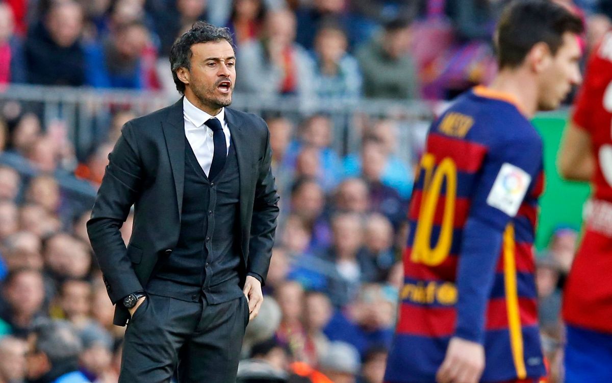 Luis Enrique six for six against Diego Simeone