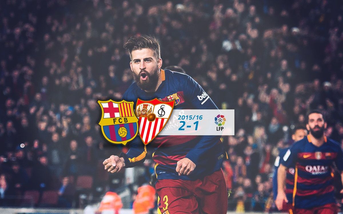 FC Barcelona: 2 - Sevilla FC: 1