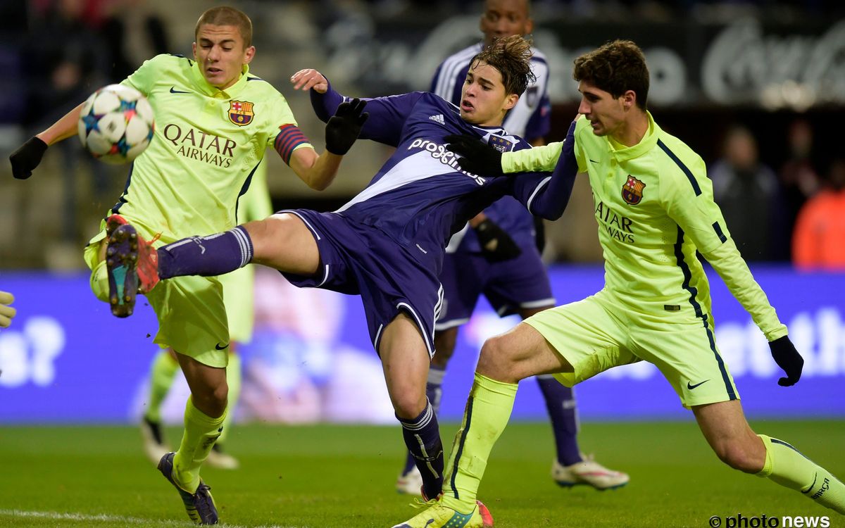 L’Anderlecht belga serà finalment el rival als quarts de final de la Youth League