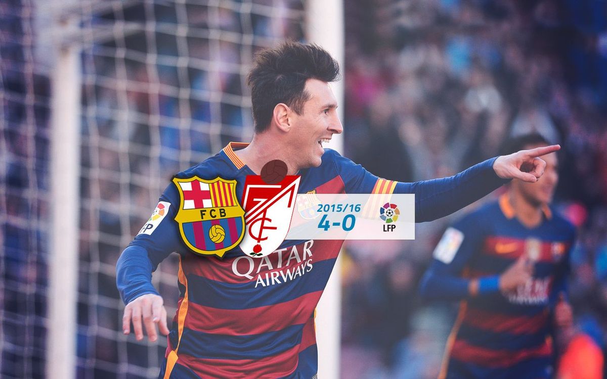 FC Barcelona: 4 - Granada: 0