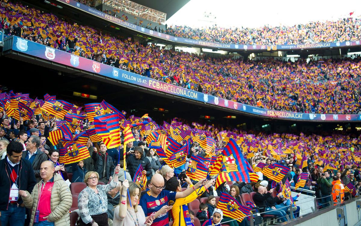 Camp Nou will be full for the Clásico in the Champions League