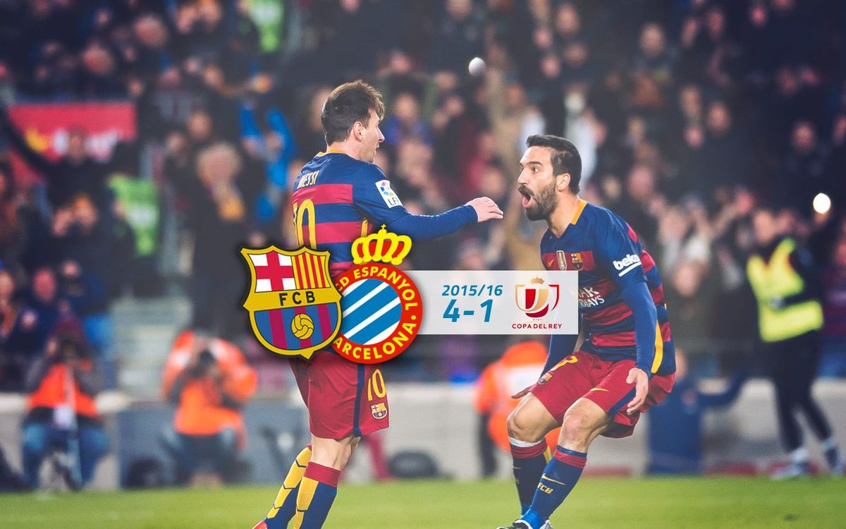 FC Barcelona: 4 - Espanyol: 1