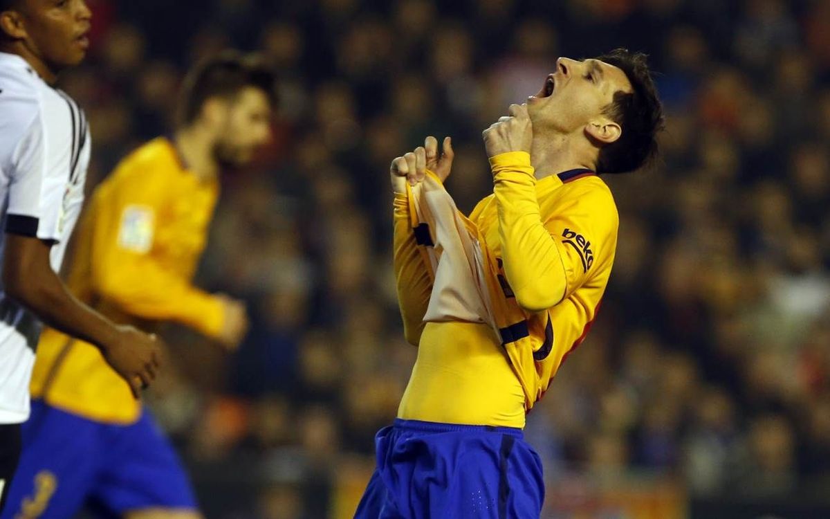 València CF – FC Barcelona: Un punt més en el camí (1-1)