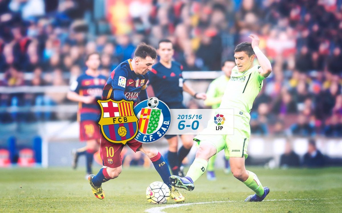 FC Barcelona: 6 - Getafe: 0