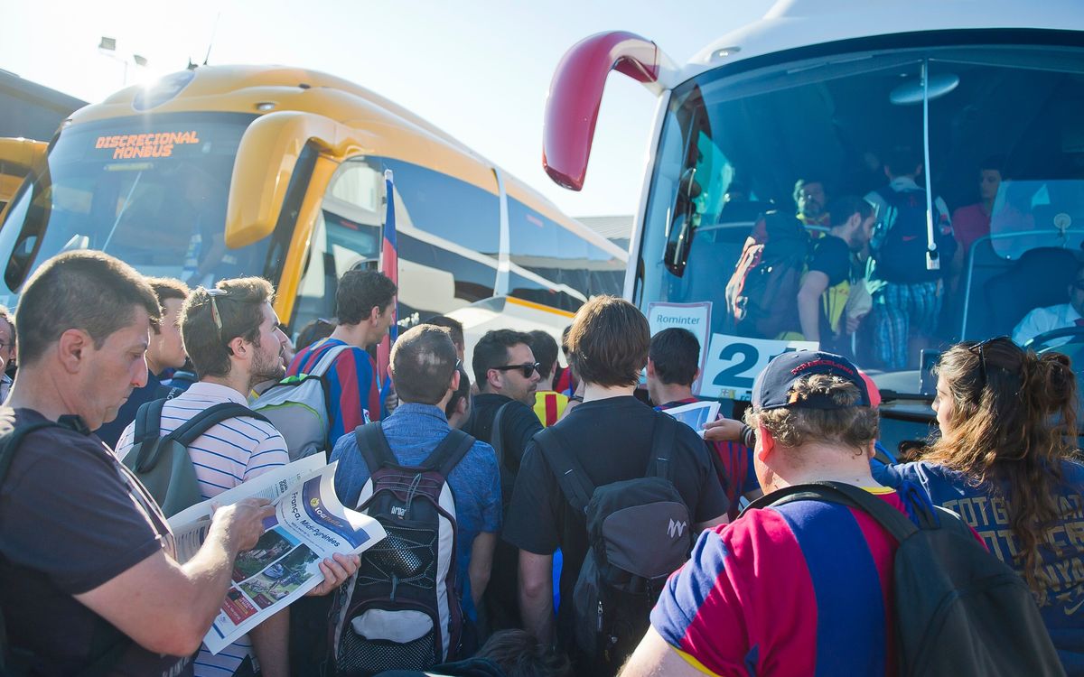 Los socios pueden viajar a Valencia en autocar por 23 €