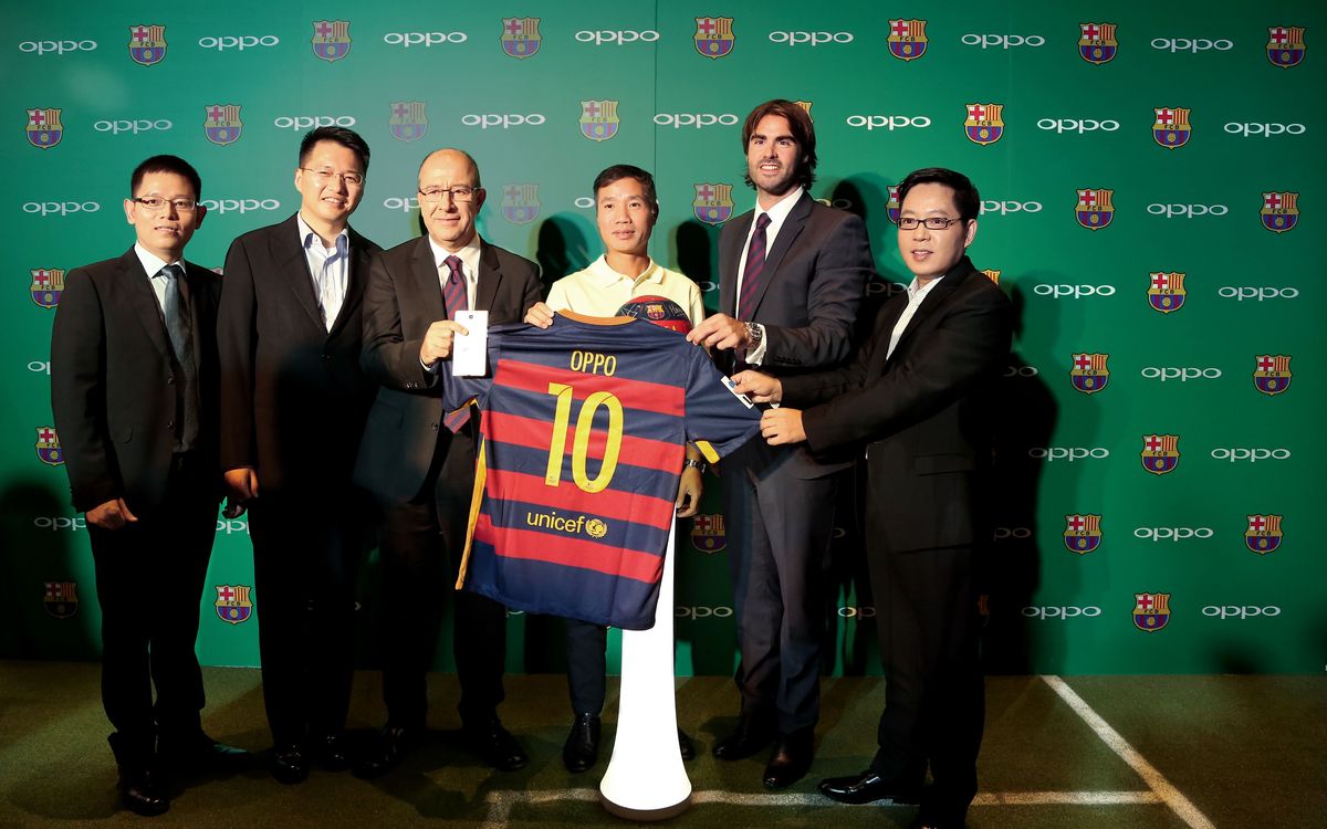 OPPO es presenta a Pequín com a patrocinador oficial del FC Barcelona
