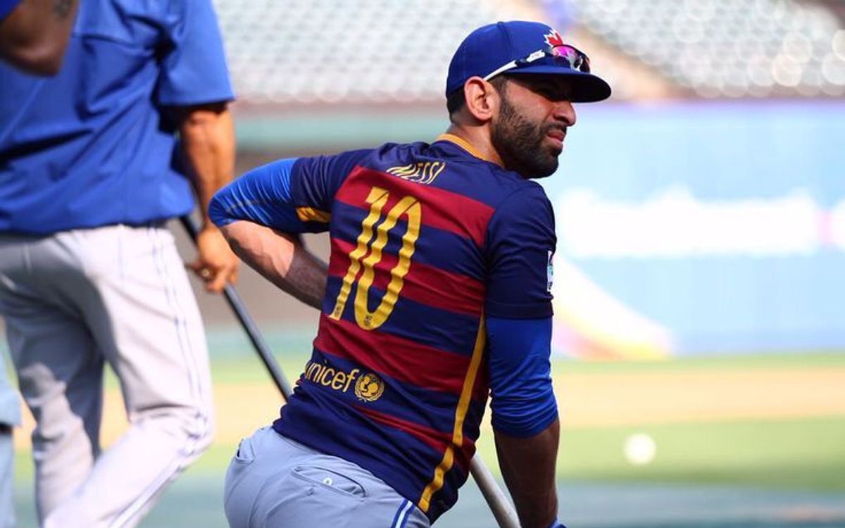 El sentiment blaugrana de José Bautista, el batedor estrella dels Toronto Blue
