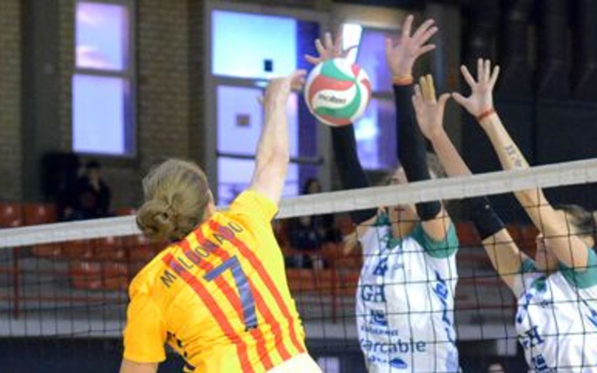 El CVB Barça pone en jaque a Leadernet Navarcable (2-3)