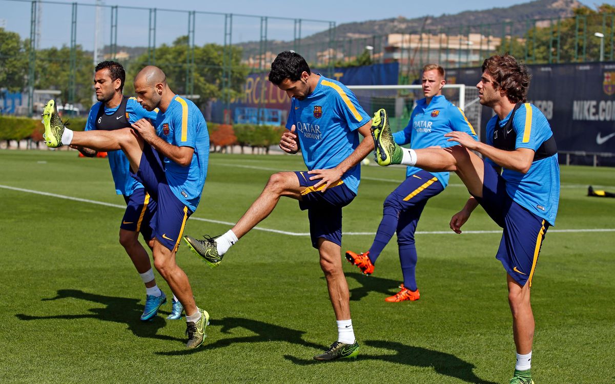 El pla d’entrenaments de la setmana amb Champions i Lliga