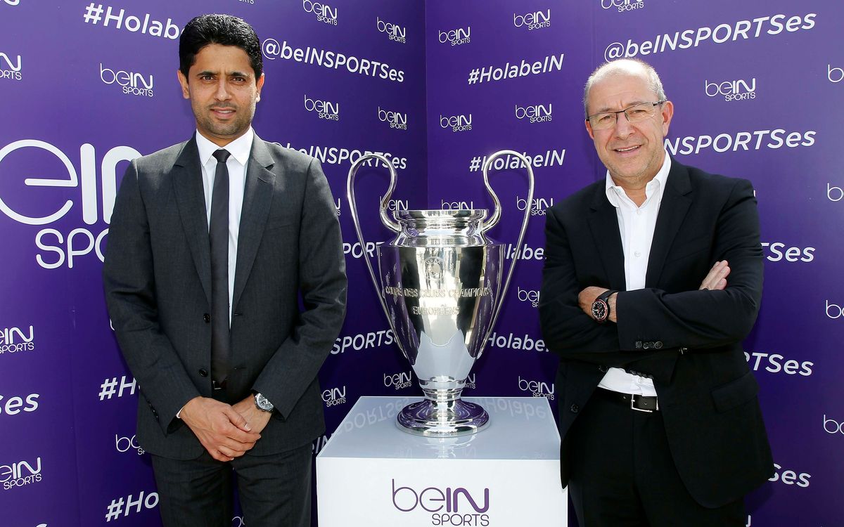 El FC Barcelona, a la presentació de BeIN Sports