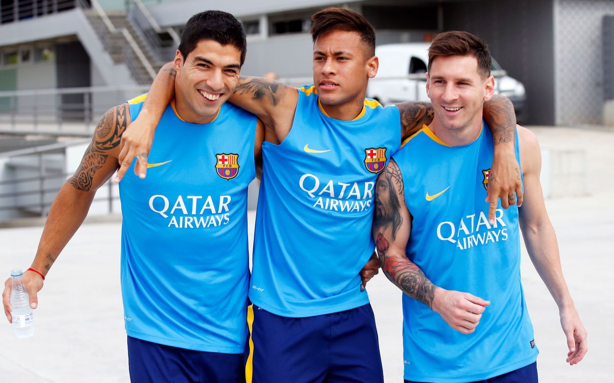 El trident del FC Barcelona, vist pels seus companys i amics