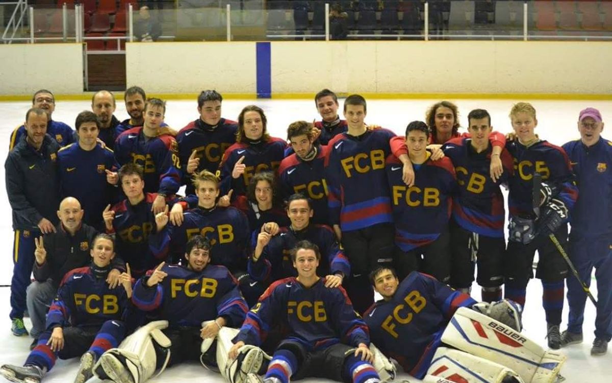 El Sub 20 del Barça hockey hielo, campeón de Liga