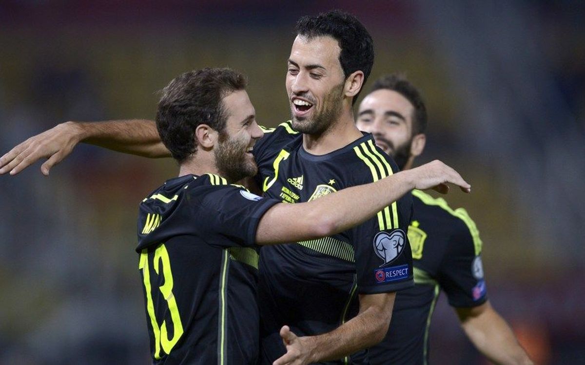 La selecció espanyola, a un petit pas de l’Eurocopa 2016 després del triomf contra Macedònia