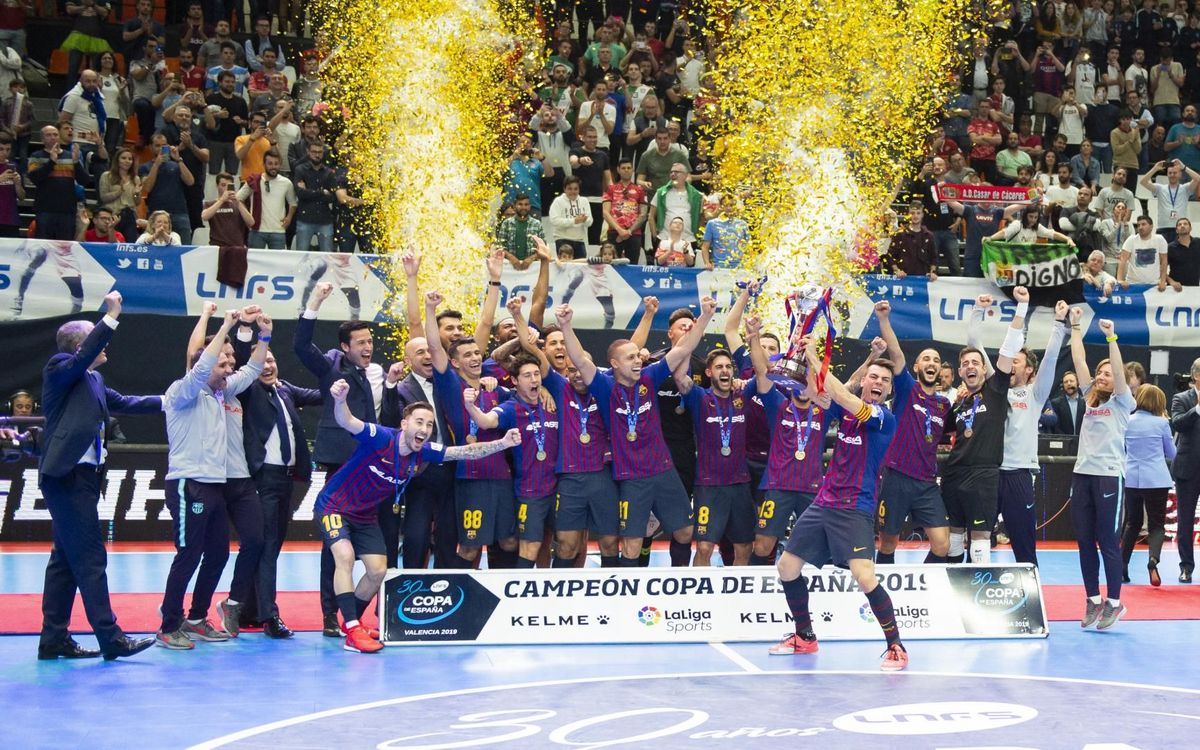 El Barça Lassa ya tiene cuatro Copas de España