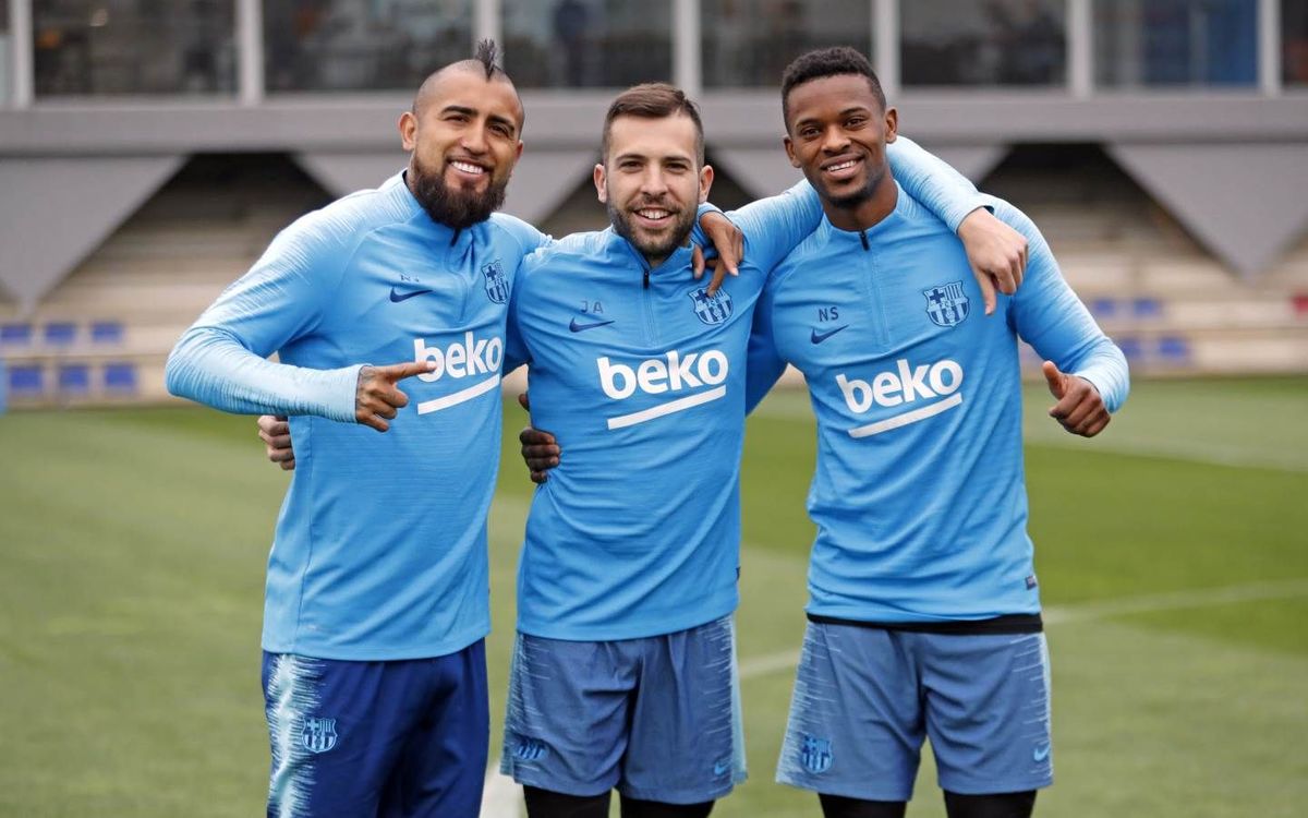 Training session for Catalan Super Cup absentees