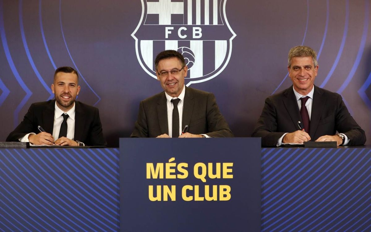 11-03-2019 RENOVACIÓ JORDI ALBA - MIGUEL RUIZ