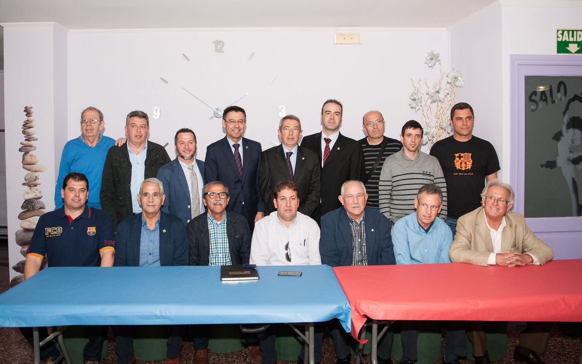 Bartomeu presideix la XII Trobada de Penyes Barcelonistes de les Illes Balears