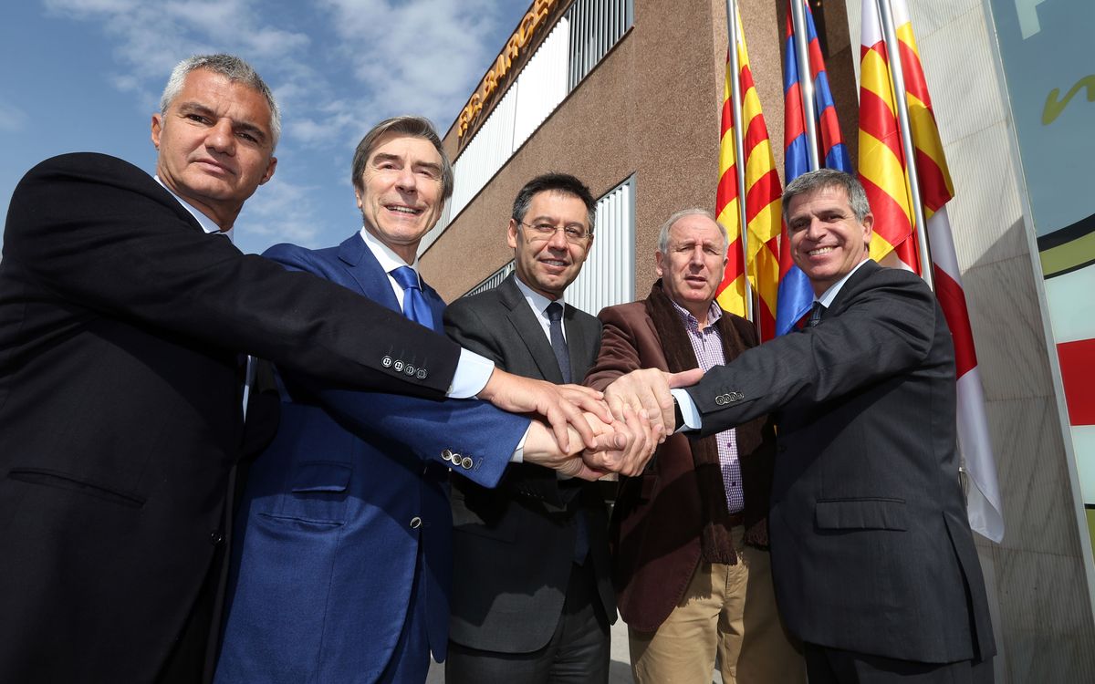 Rexach, membre de la Comissió Tècnica de l'Àrea de Futbol del Barça