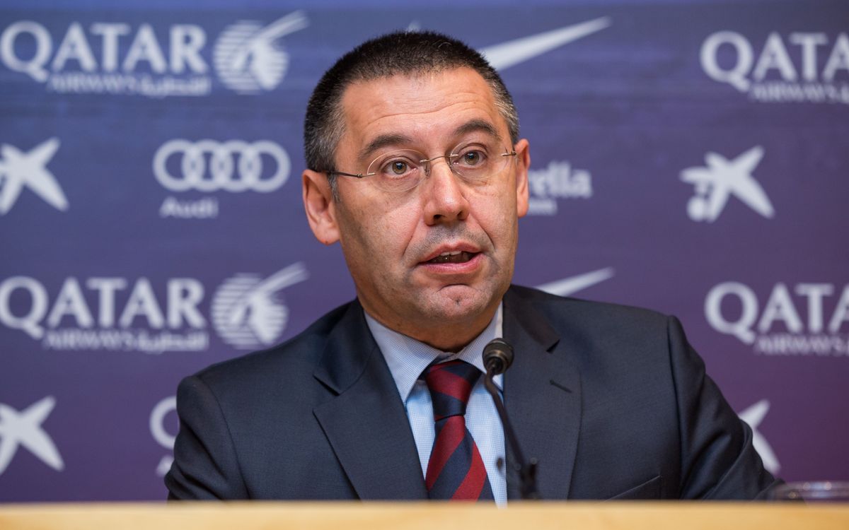 EN DIRECTO - Rueda de prensa de Josep Maria Bartomeu