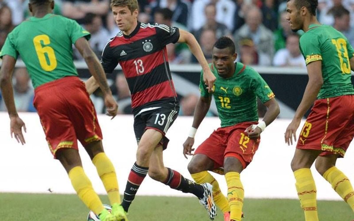 La Camerún de Song planta cara a Alemania (2-2)