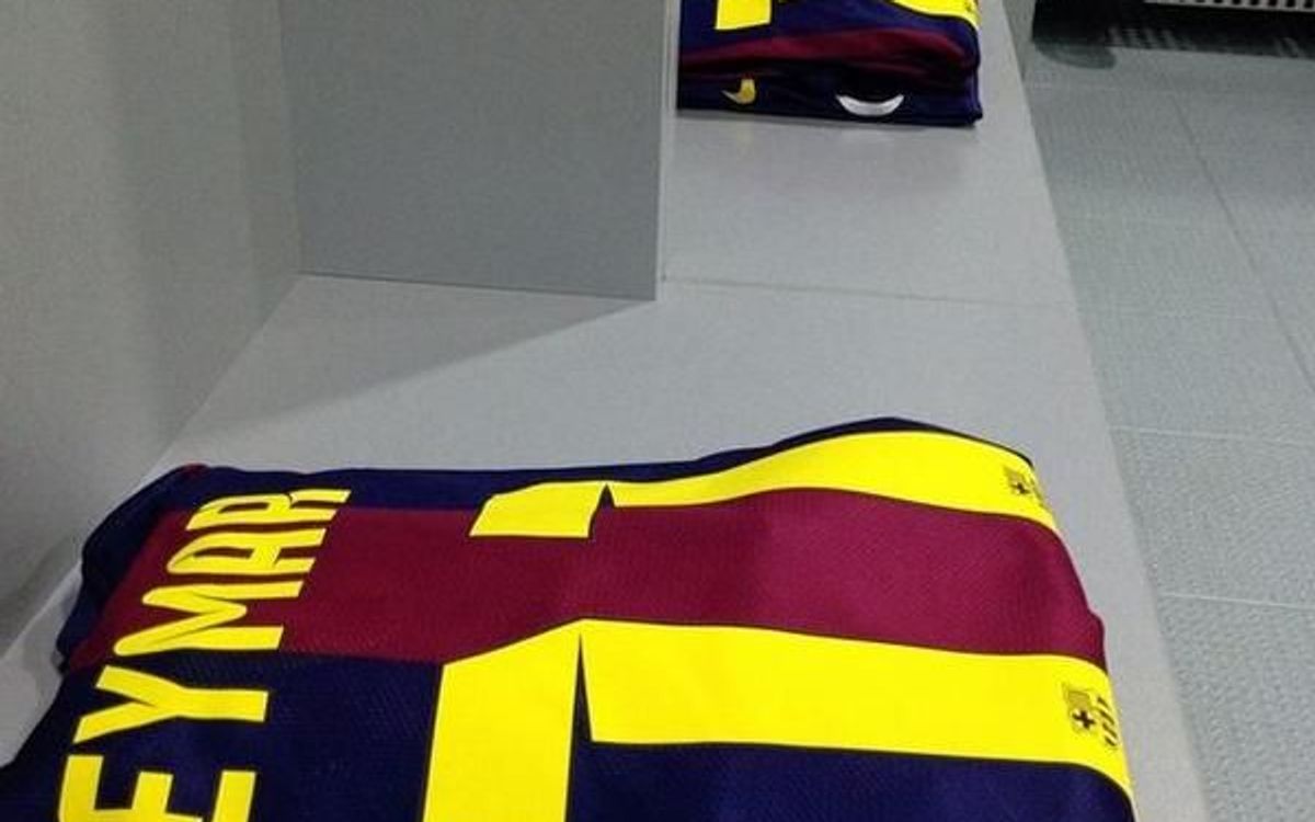 El vestuario del estadio del Madrigal, a punto