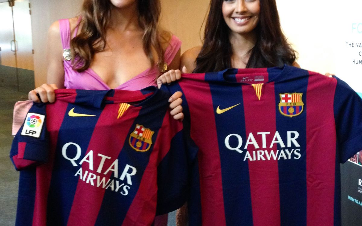 La Miss Món Megan Young és del Barça