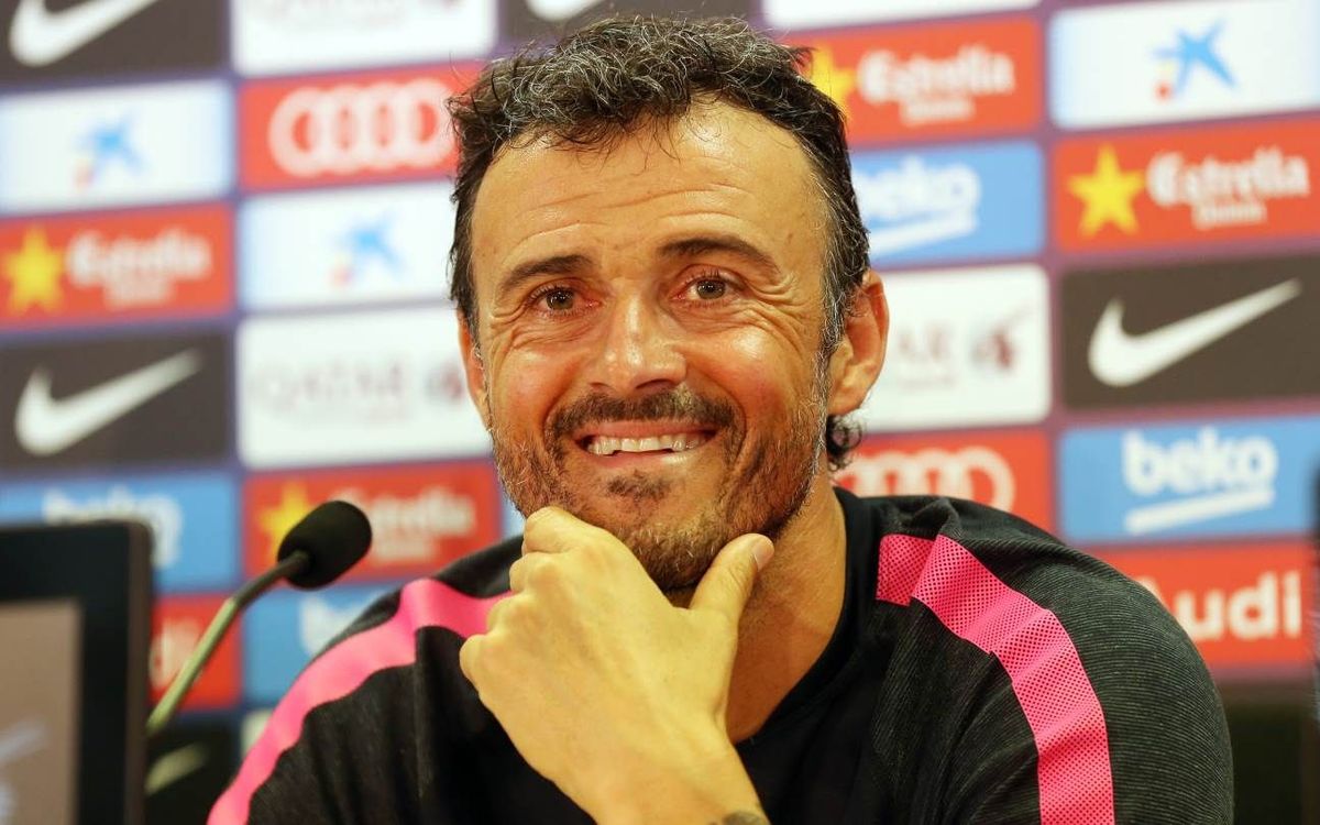 En directe, roda de premsa de Luis Enrique