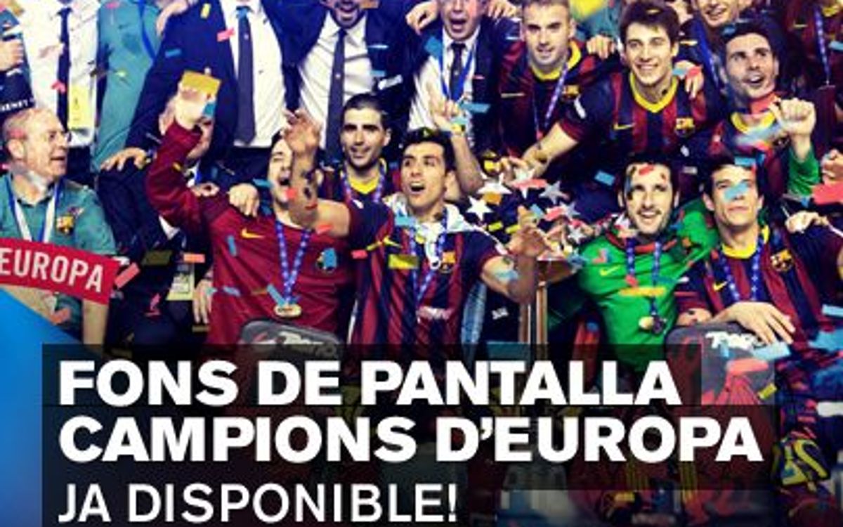 Descárgate el fondo de pantalla de los campeones de Europa 2013/14