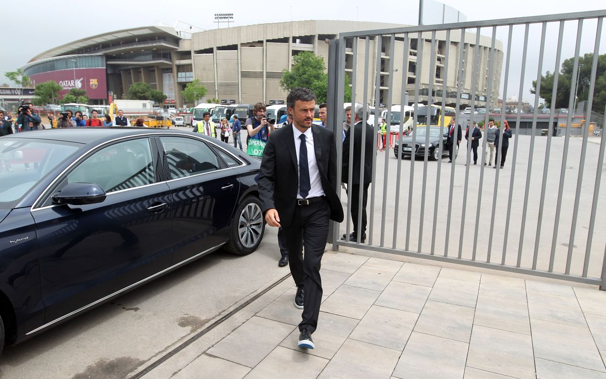 Luis Enrique: dos llegadas unidas por las coincidencias