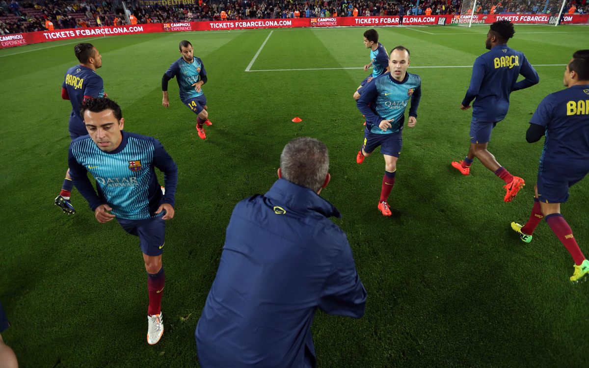 Així prepara un partit Xavi Hernández