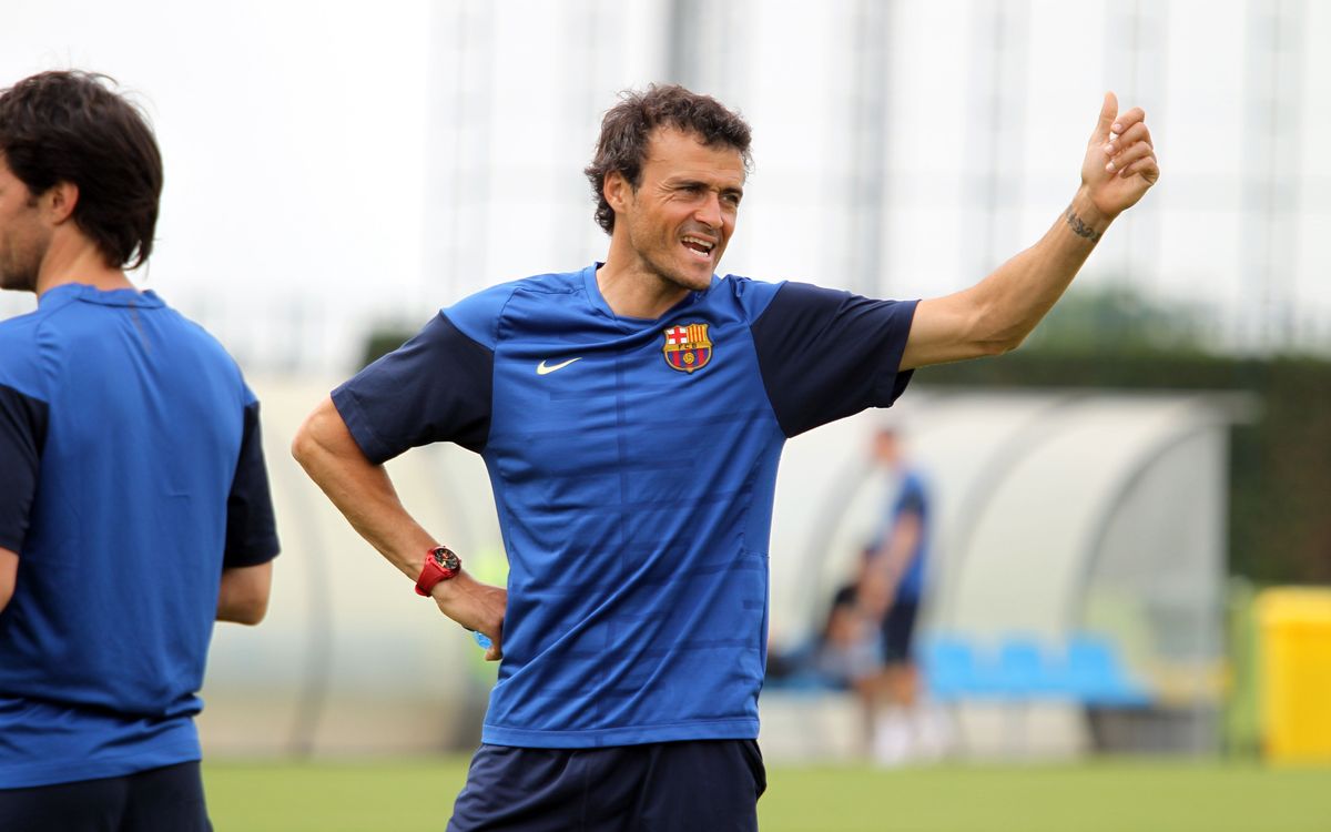 Así motiva Luis Enrique