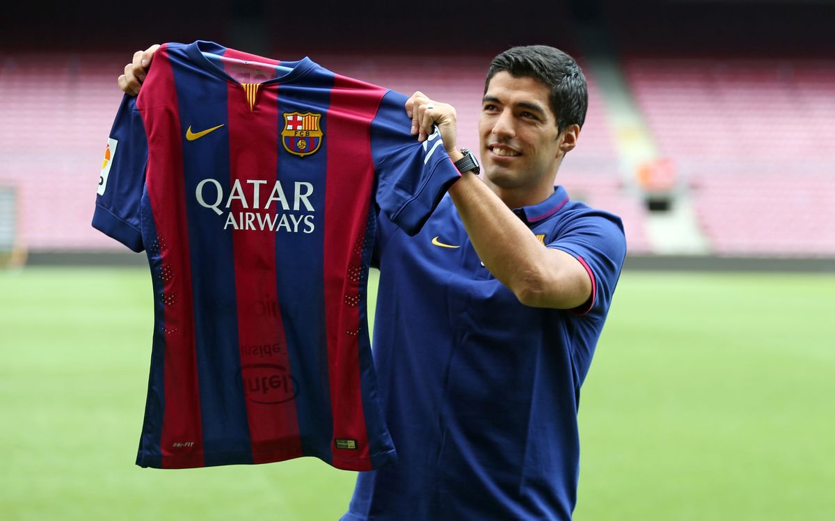 La presentación de Luis Suárez, desde dentro