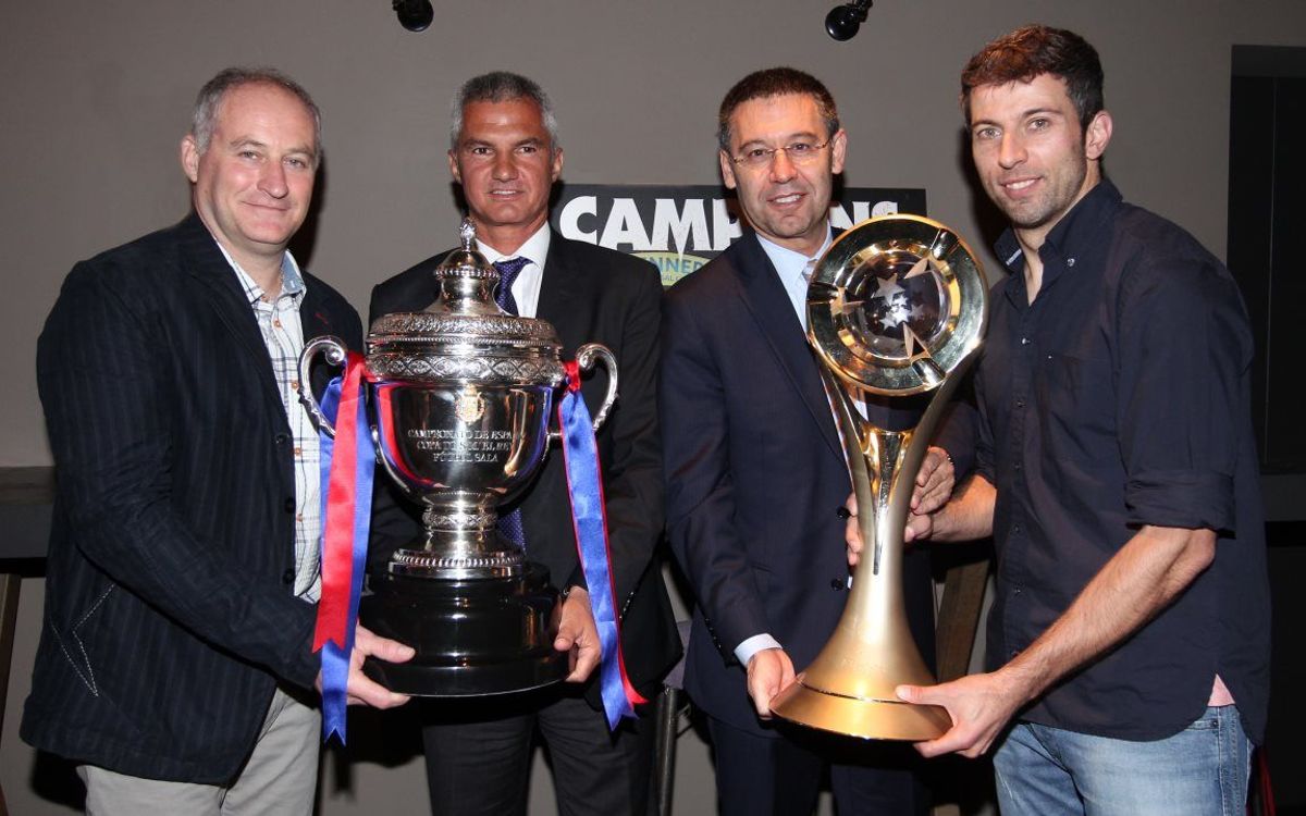 Cena de celebración de la UEFA Futsal Cup y la Copa del Rey