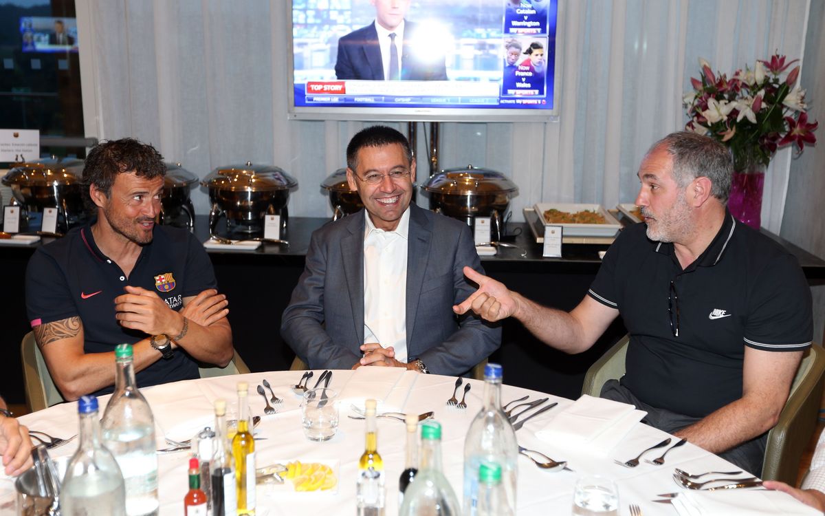 Bartomeu se une al equipo en Birmingham