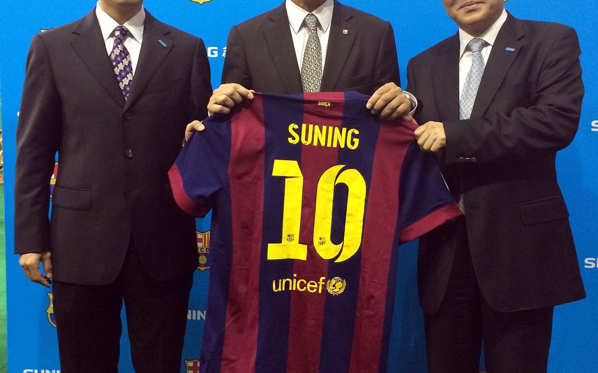 Suning, primer patrocinador chino del FC Barcelona