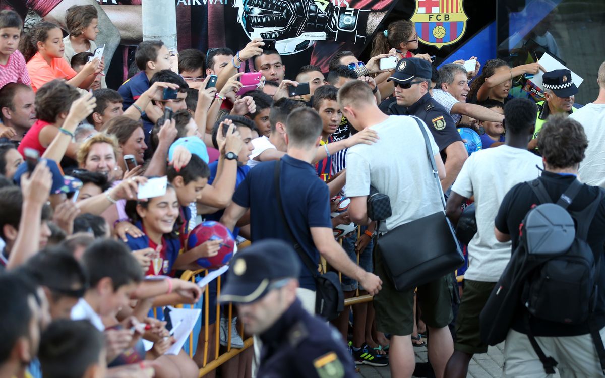 El primer partit de l’era Luis Enrique, des de dins