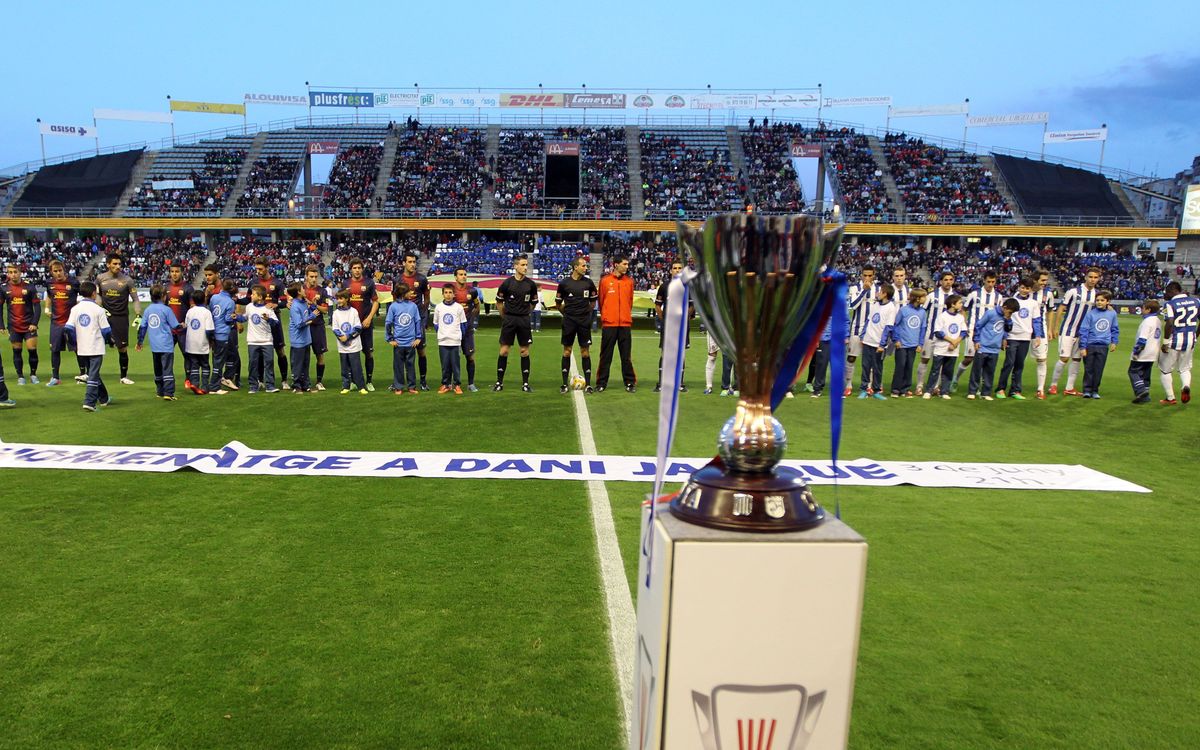 Girona-FCB: La Copa Catalunya, en escena
