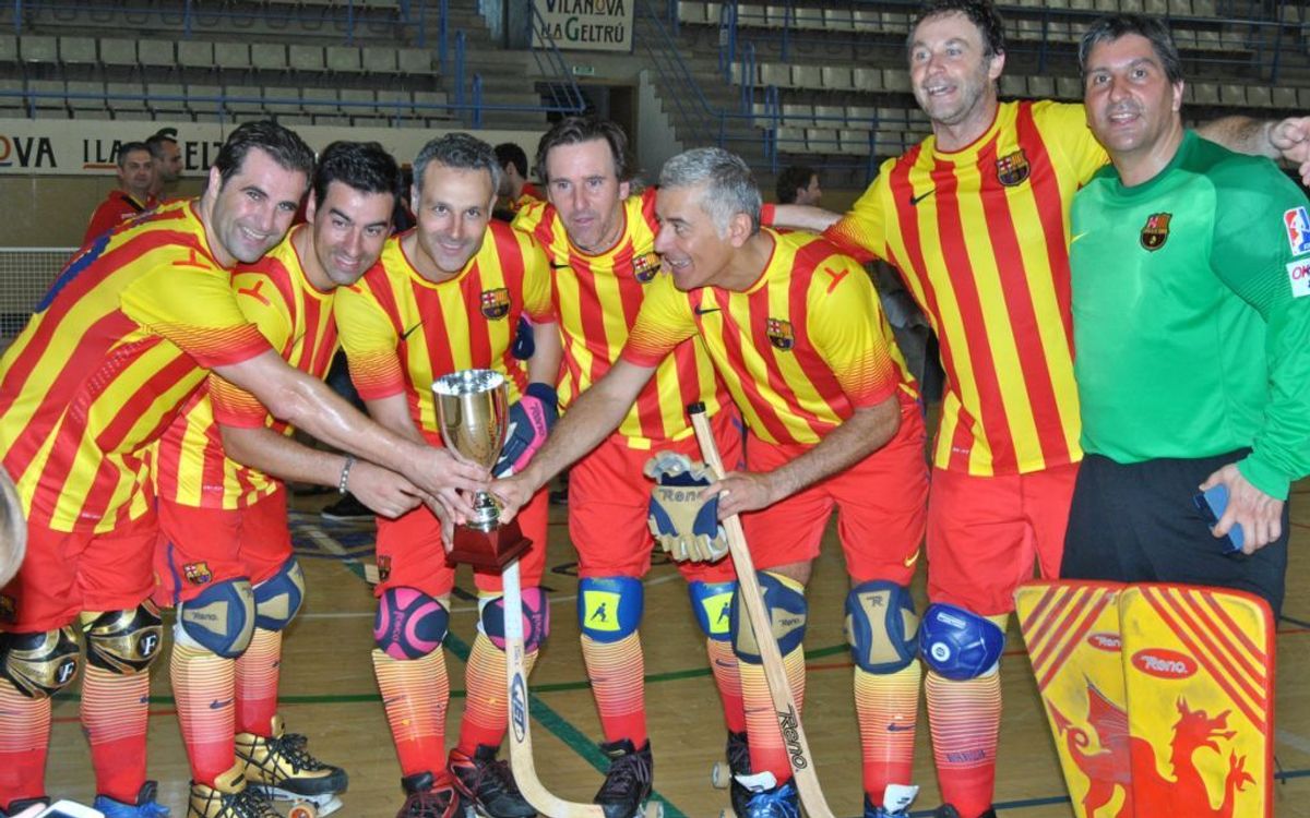 El Barça, campeón de la Liga Catalana de Veteranos