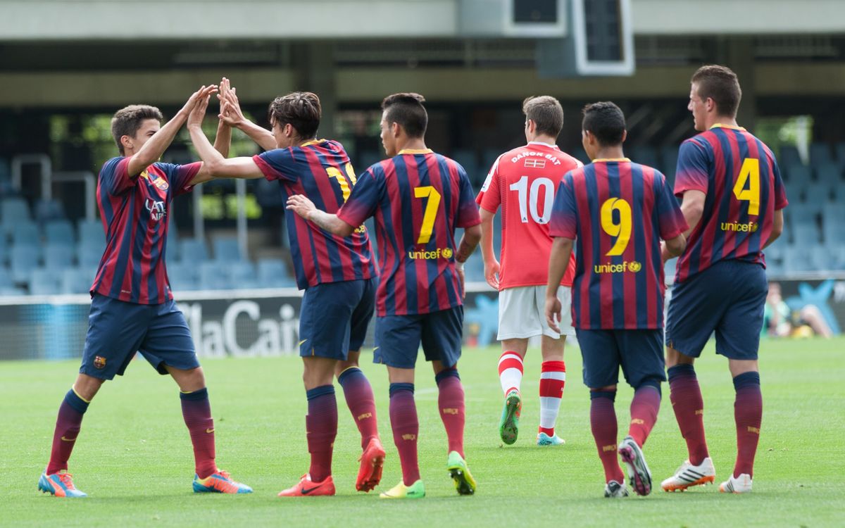 Juvenil A - Danok Bat: Remontada y en cuartos (6-1)