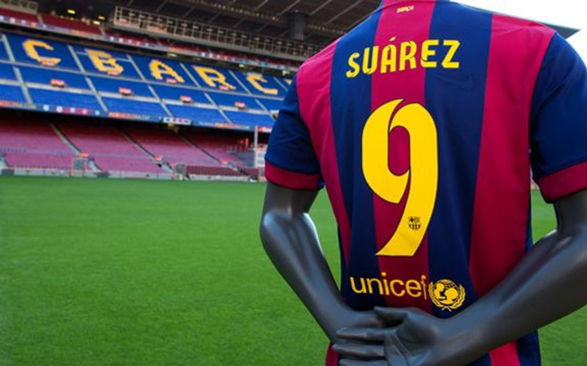 Luis Suárez, el ‘9’ del Barça